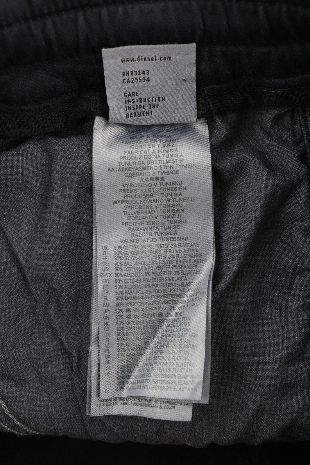 DIESEL D-Krooley-Cargo Jogg 068DY Mens Jeans W32 Drawstrings Dark Blue RRP€350