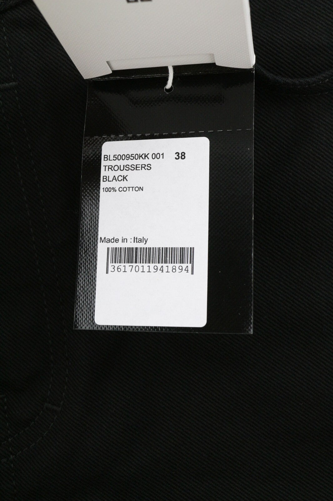 GIVENCHY X Tiffany Men Jeans W38 Tapered Fit Zipper Closure Pockets Dark Black