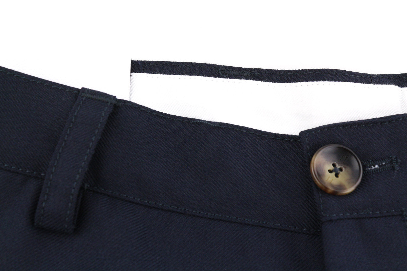 PT TORINO The Worker Men Trousers W34 Fleece Wool Blend Tapered Leg Buttoned