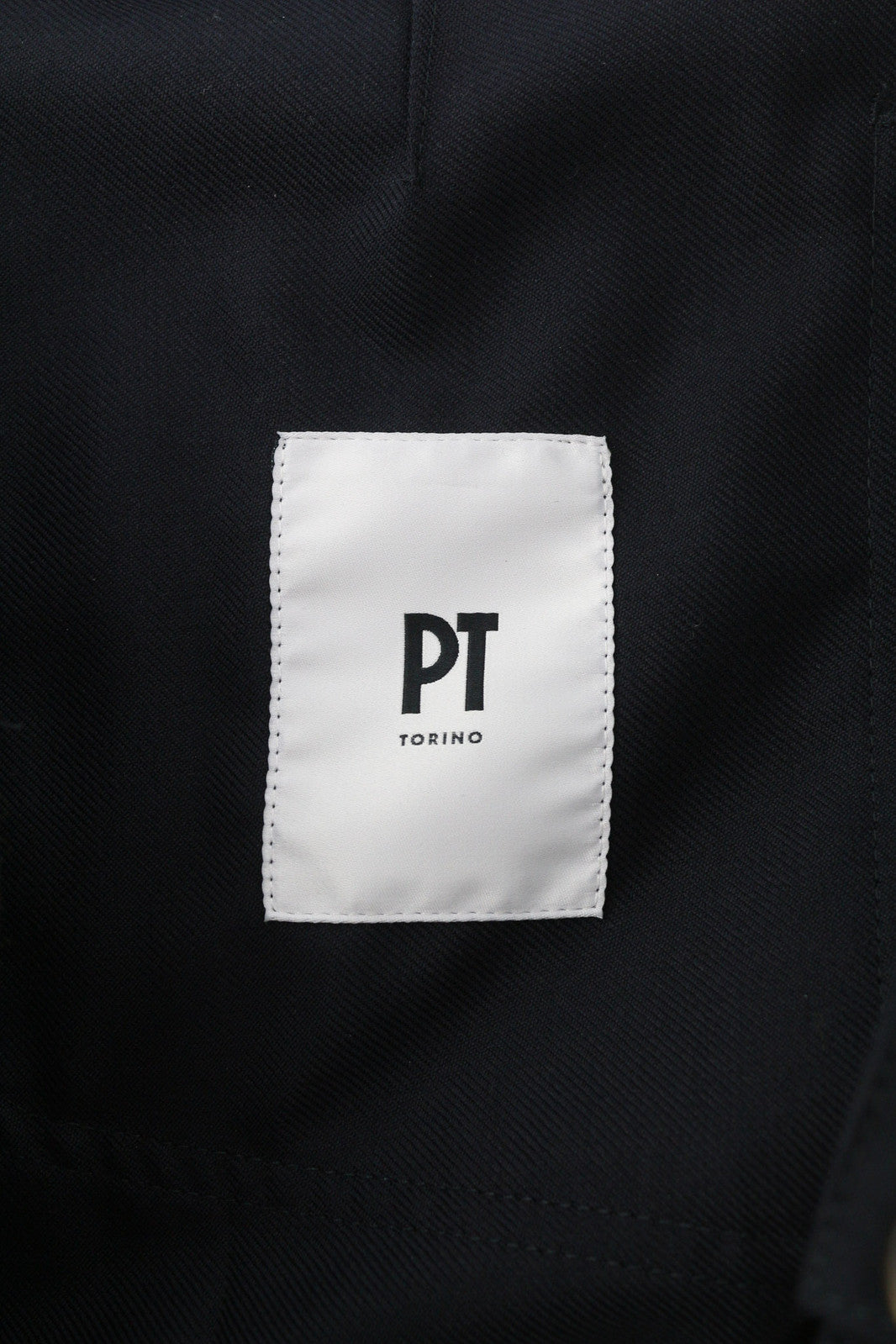 PT TORINO The Worker Men Trousers W34 Fleece Wool Blend Tapered Leg Buttoned