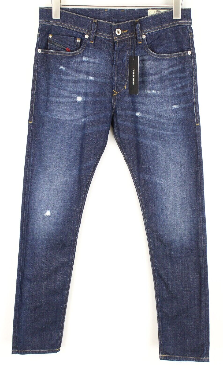 DIESEL Tepphar R7NA8 Men's Jeans W28/L32 Slim Carrot Fit Stretch Blue Cotton*