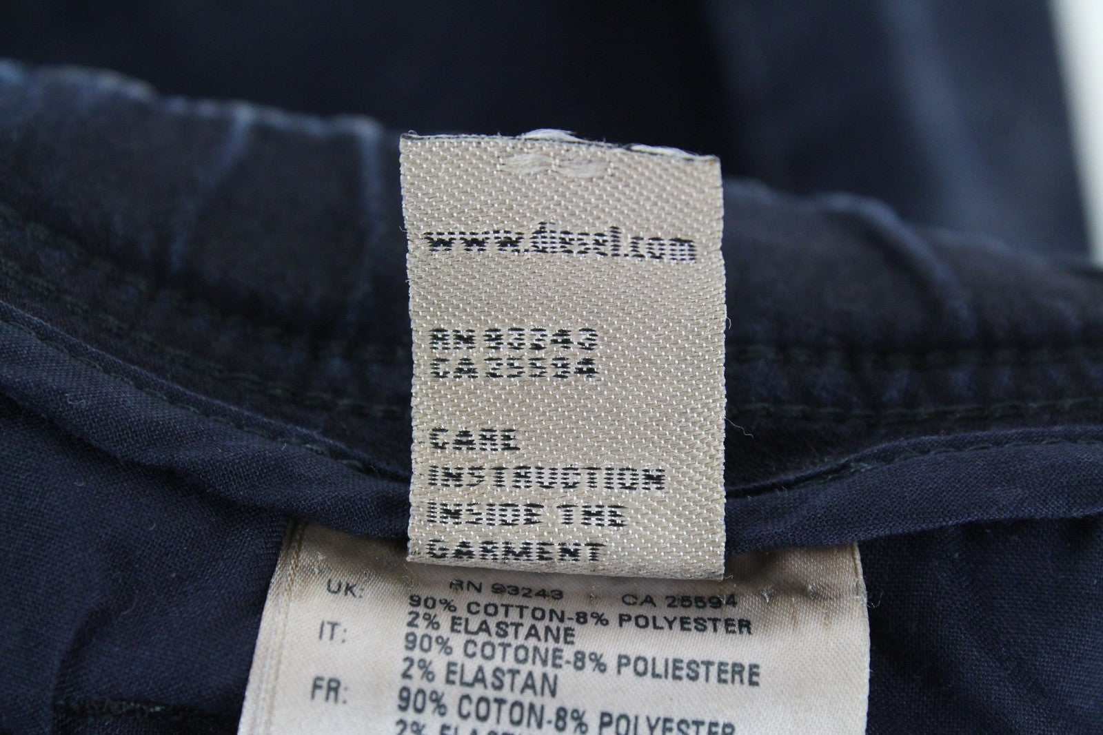 DIESEL Narrot-NE 084XM Men's Jeans W32 Jogg Sweat Slim Fit Stretch Ripped Blue