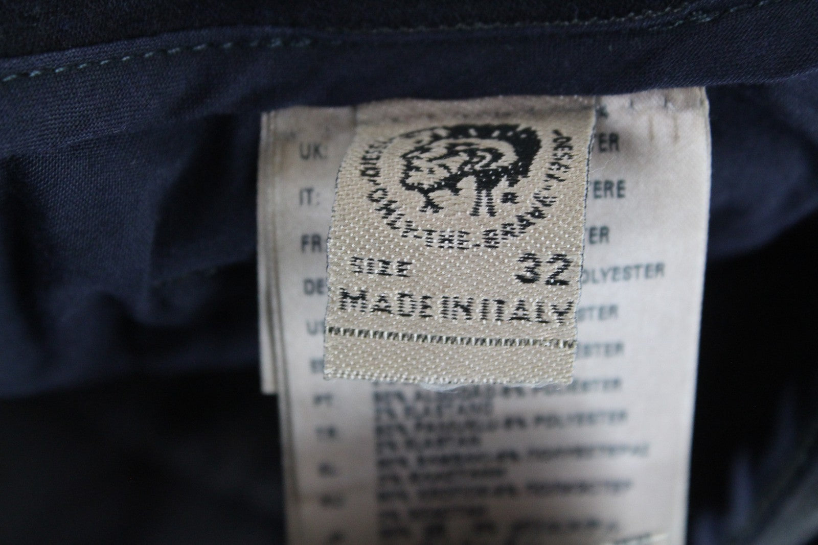 DIESEL Narrot-NE 084XM Men's Jeans W32 Slim Fit Jogg Sweat Cotton Blue Stretch