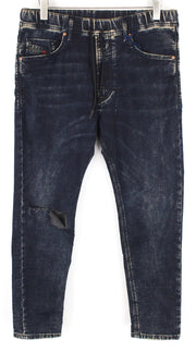 DIESEL Narrot-NE 084XM Men's Jeans W34 Slim Fit Blue Jogg Sweat Cotton Stretch*