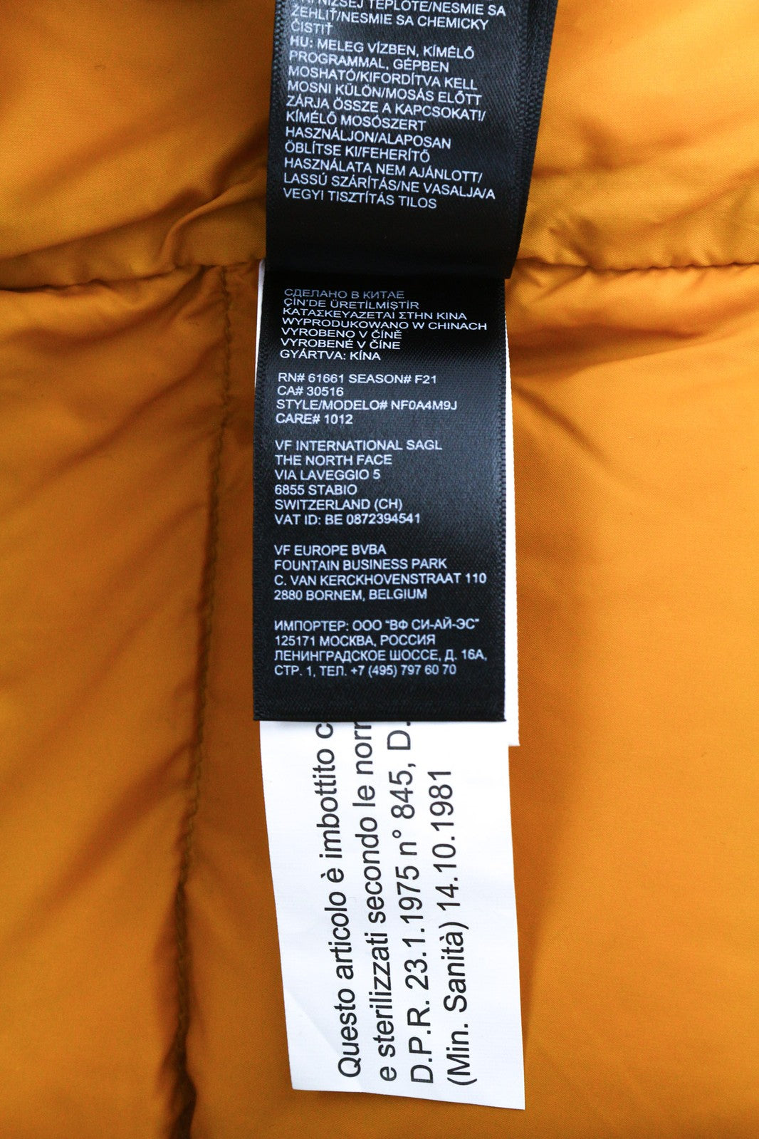 THE NORTH FACE Diablo Down Men Jacket S 700 Down Insulation Quilted Logo Puffer