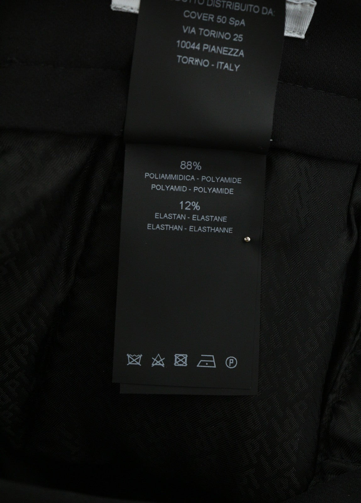 PT TORINO Lamda Men Trousers 46 W29 Black Chino Unfinished Hem Slim Fit Zipper