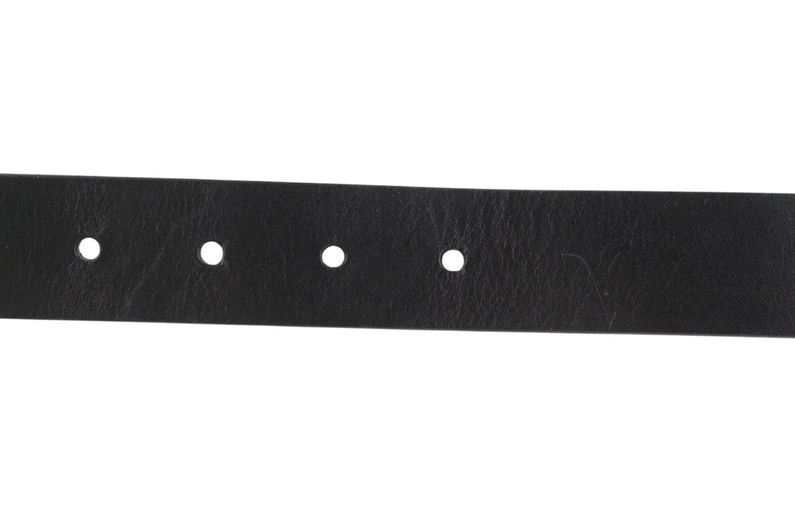 DIESEL B-Pirsin Men Belt 100 CM Black Leather Silver Tone Buckle Leather Casual