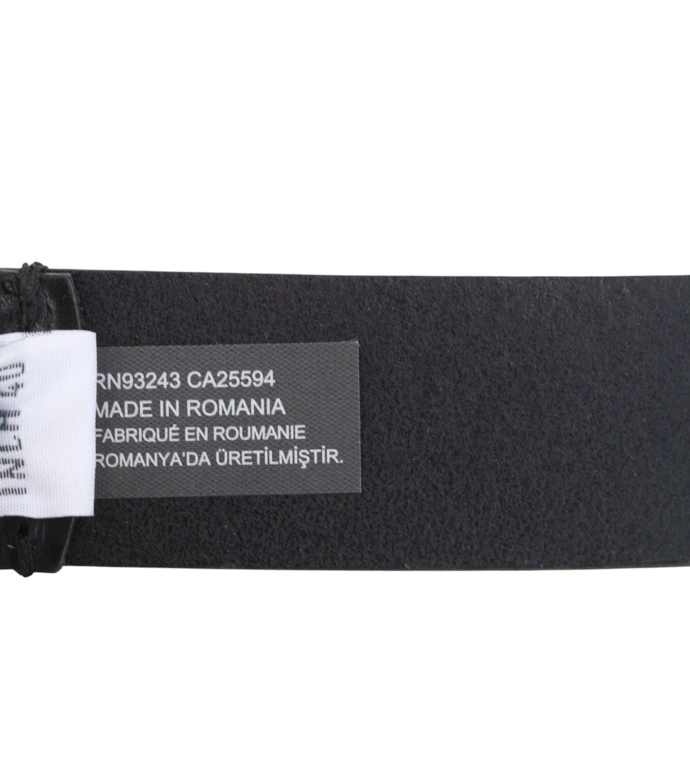 DIESEL B-Pirsin Men Belt 100 CM Black Leather Silver Tone Buckle Leather Casual