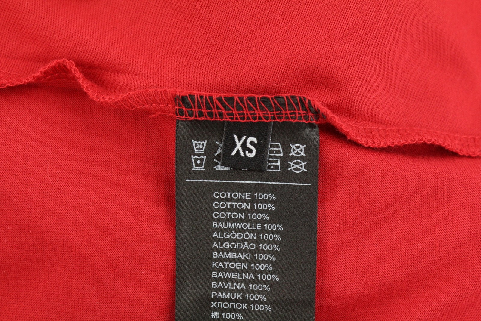 JOHN RICHMOND Over Ysalin Men T-Shirt XS Red Short Sleeve Oversize Loose RRP€190