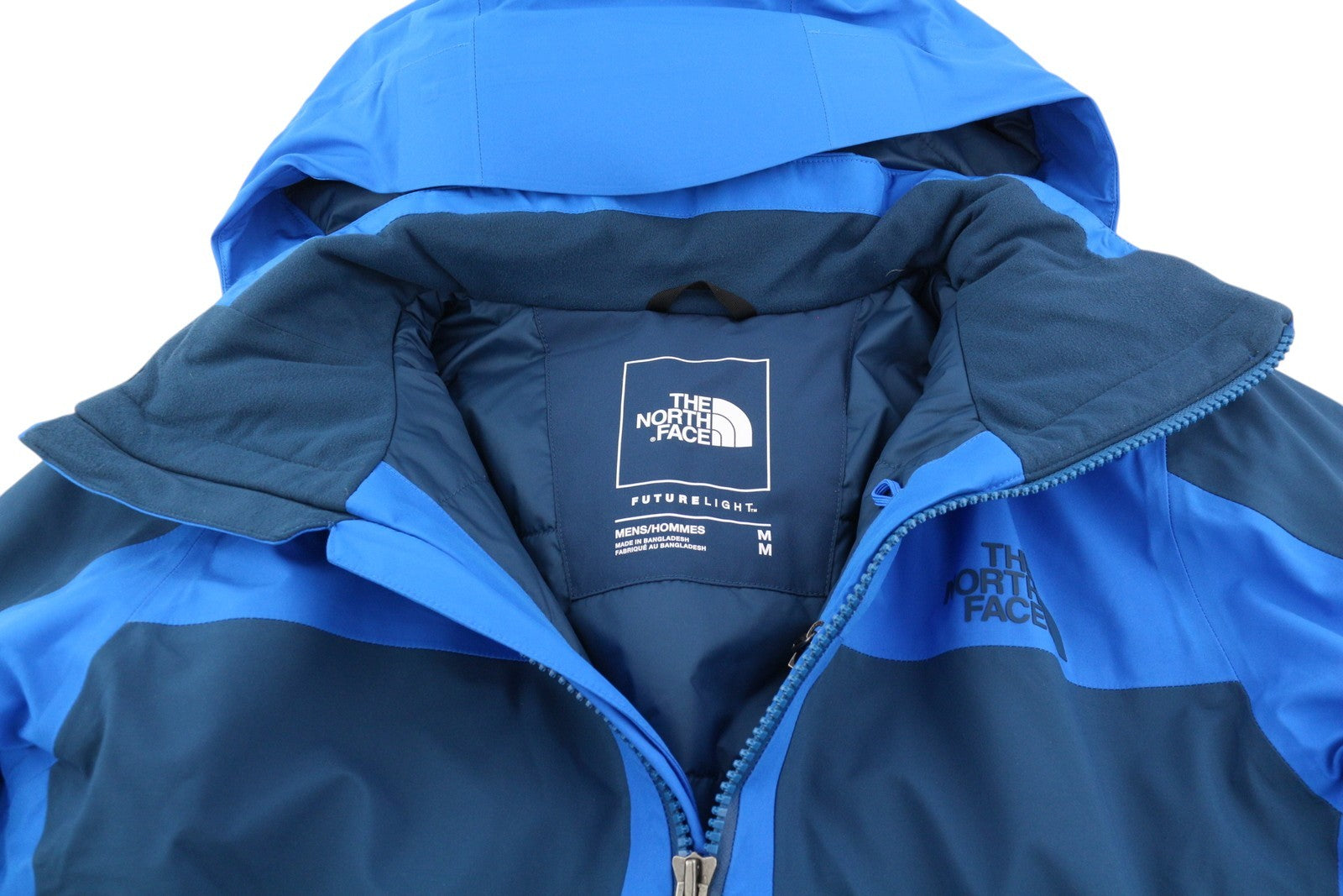 THE NORTH FACE Apex Futurelight Men Jacket M Blue Skiing Snow Hooded Insulated