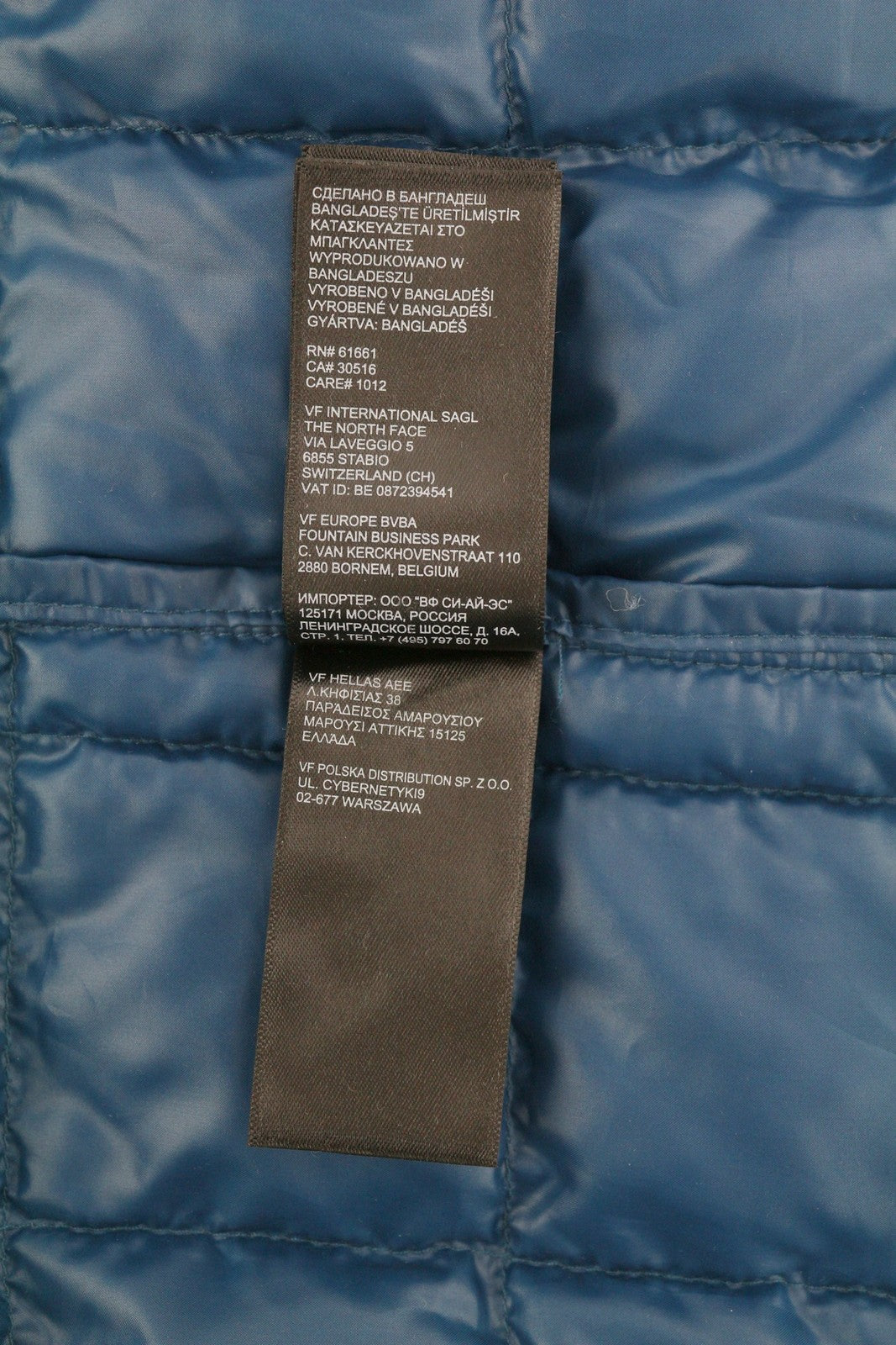 THE NORTH FACE Men Jacket L Dark Blue Insulated Quilted Thermoball Eco Puffer