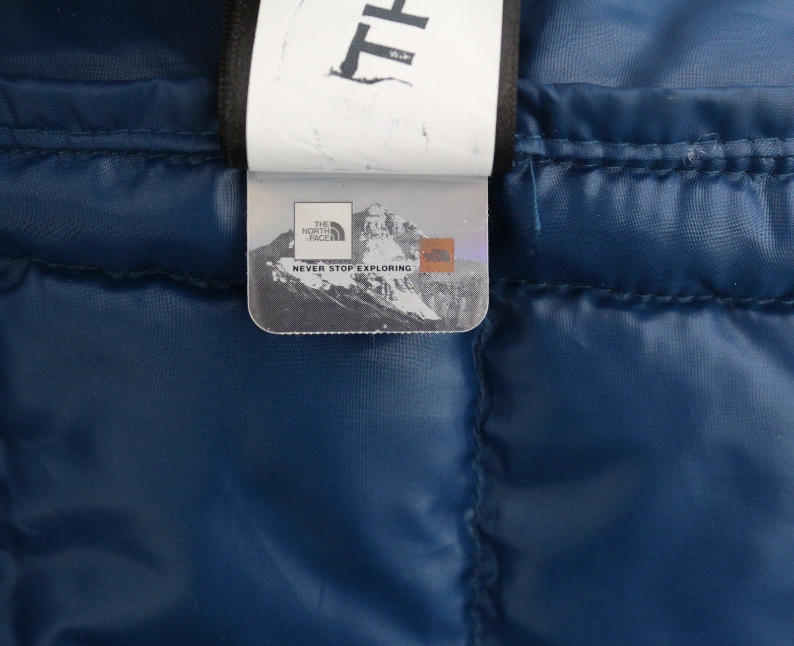 THE NORTH FACE Men Jacket L Dark Blue Insulated Quilted Thermoball Eco Puffer