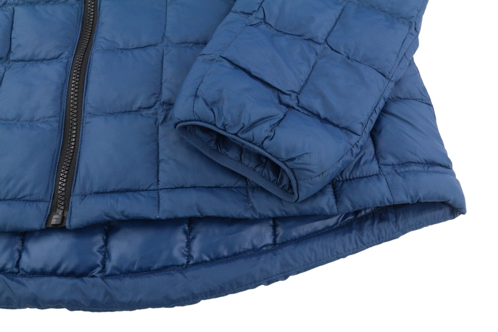 THE NORTH FACE Men Jacket L Dark Blue Insulated Quilted Thermoball Eco Puffer