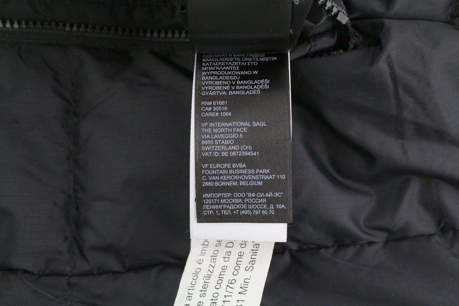 THE NORTH FACE Men Jacket S Black 550 Down Insulated High Neck Full Zip Puffer