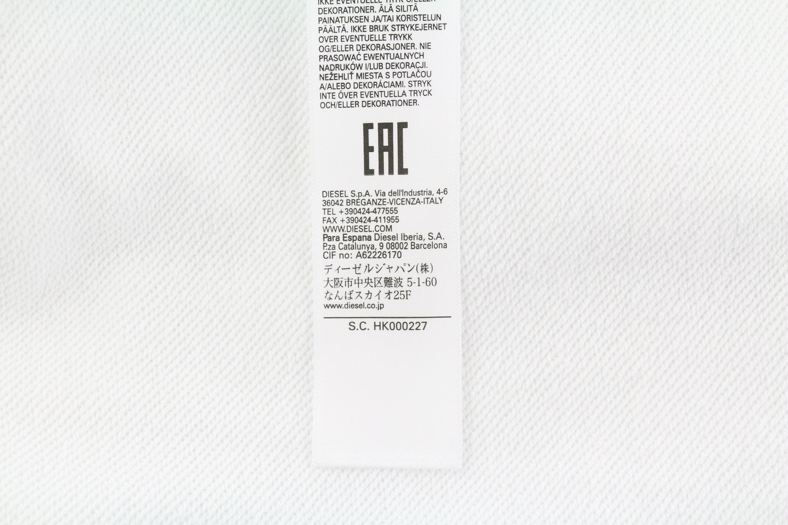 DIESEL D-Ilse-Tr Women Dress M White Hoodie Long Sleeve Kangaroo Pocket Mini