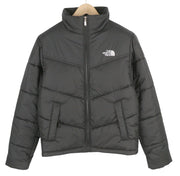THE NORTH FACE Men Jacket XS Black Full Zip High Neck Insulated Logo Puffer