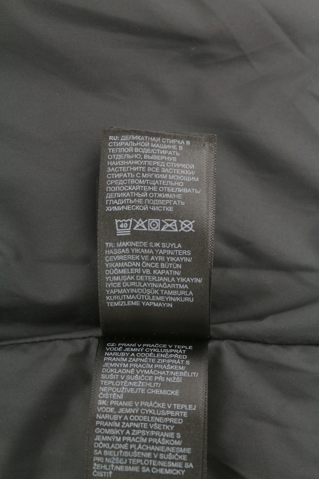 THE NORTH FACE Men Jacket XS Black Full Zip High Neck Insulated Logo Puffer