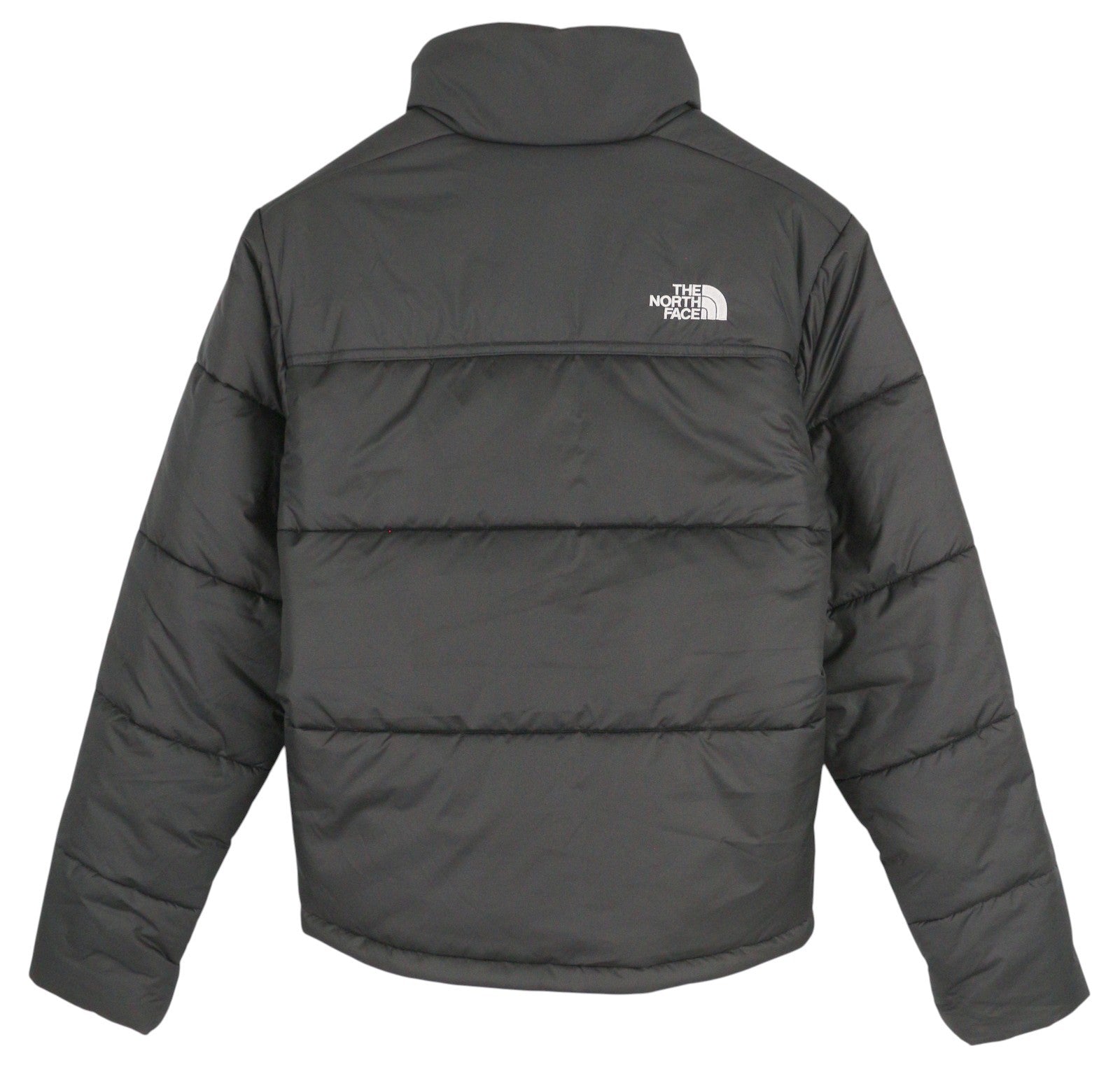 THE NORTH FACE Men Jacket XS Black Full Zip High Neck Insulated Logo Puffer