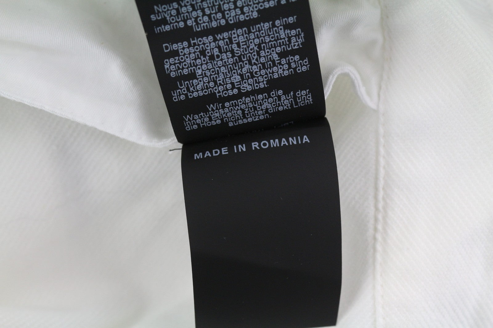 PT TORINO Zoe Women Trousers 46 W30 White Linen Blend Slim Fit High Waist Cargo