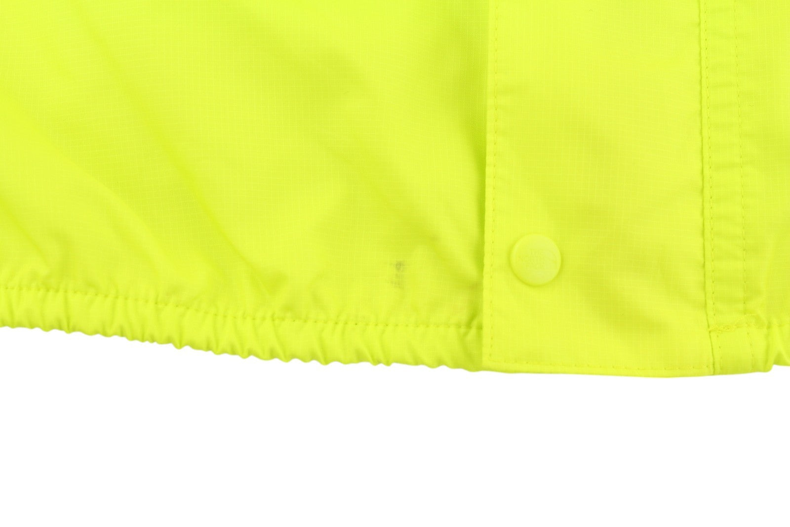 THE NORTH FACE Mountain Men Jacket S Yellow Full Zip Hooded Logo Lightweight