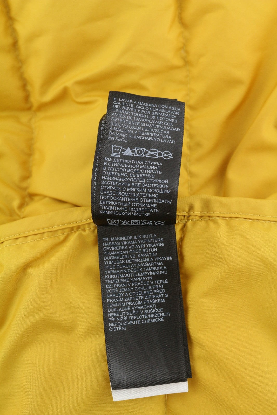THE NORTH FACE New Ashton Parka Women Jacket L Yellow 550 Down Insulated Quilted