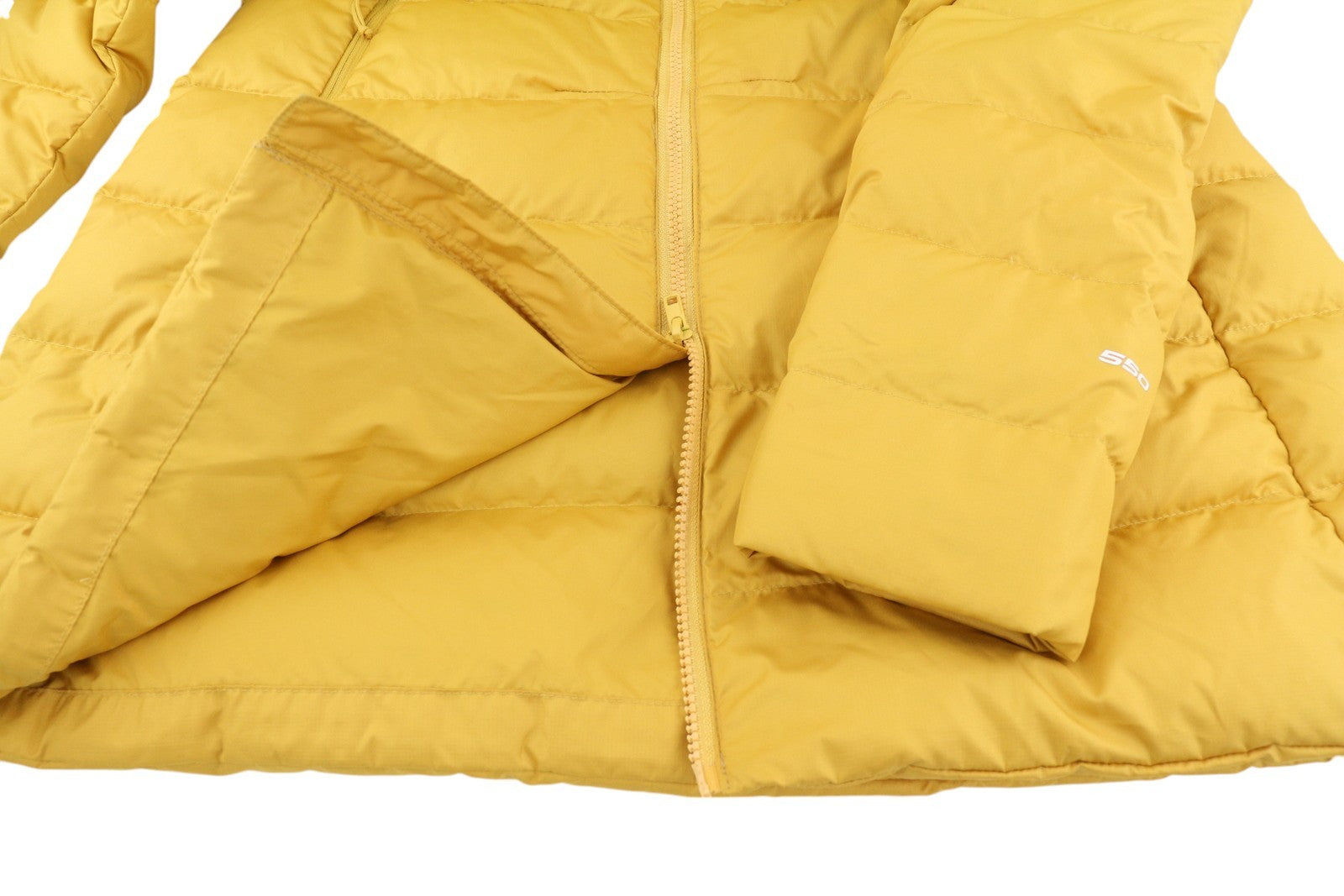 THE NORTH FACE New Ashton Parka Women Jacket L Yellow 550 Down Insulated Quilted