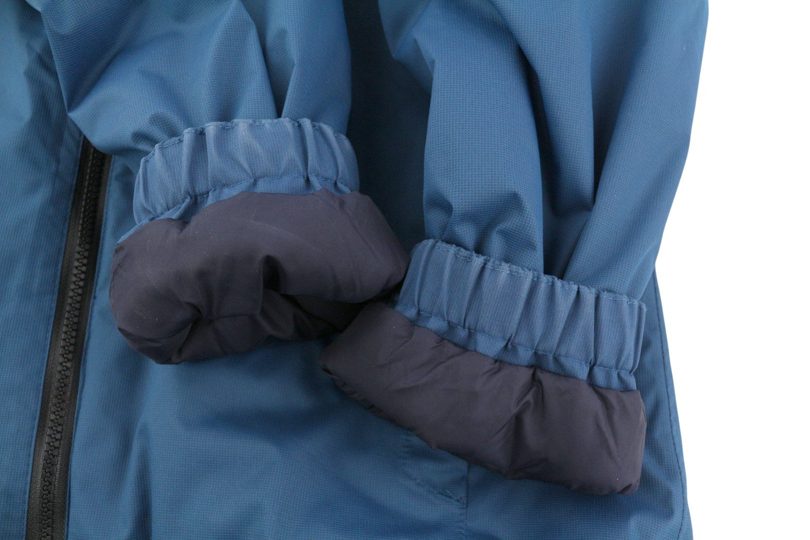 THE NORTH FACE Quest Insulated Men Jacket S Blue Full Zip Hooded Lined DryVent