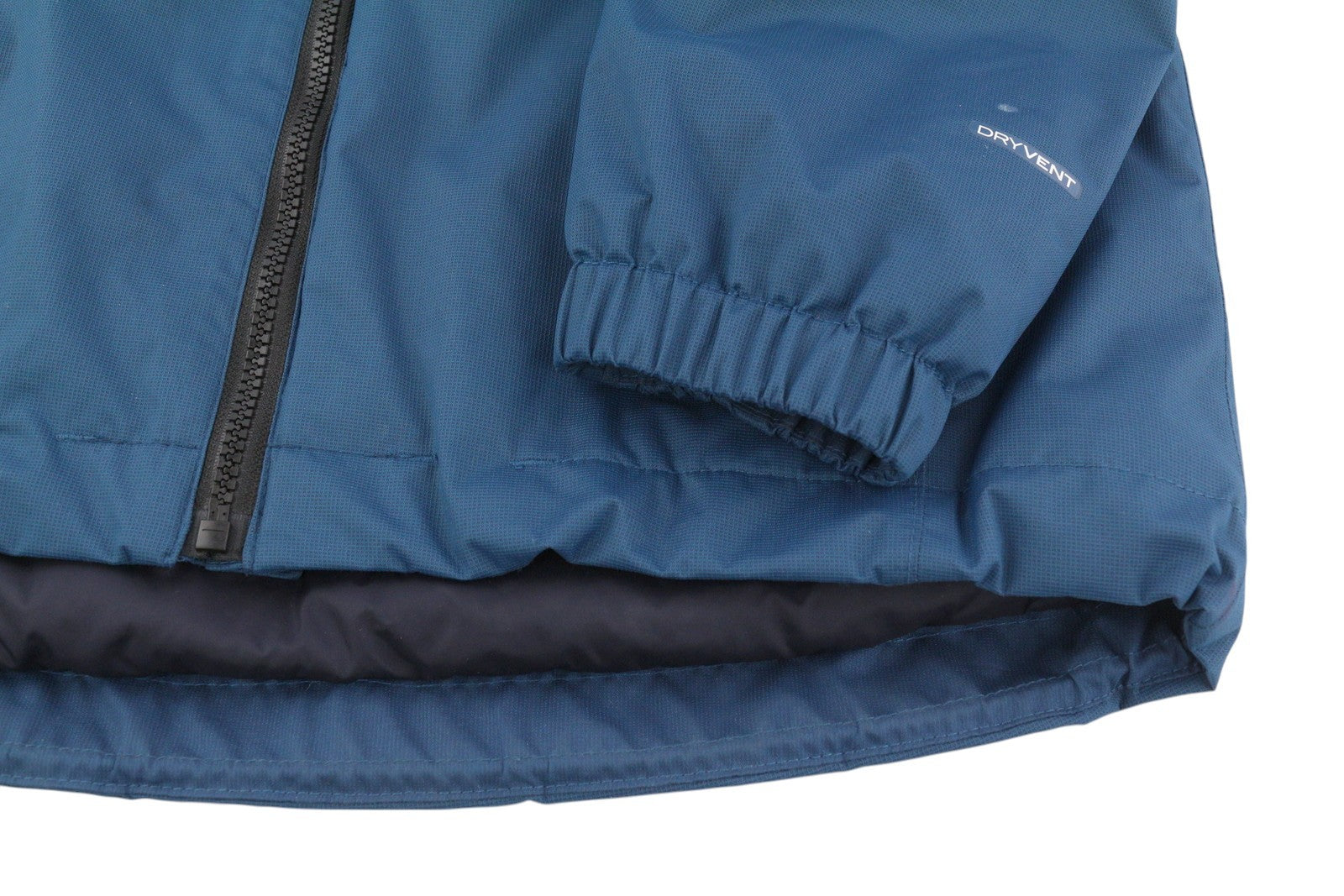THE NORTH FACE Quest Insulated Men Jacket S Blue Full Zip Hooded Lined DryVent