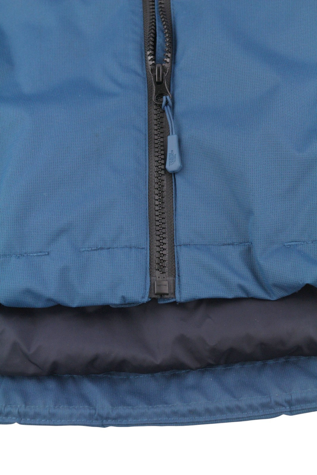 THE NORTH FACE Quest Insulated Men Jacket S Blue Full Zip Hooded Lined DryVent