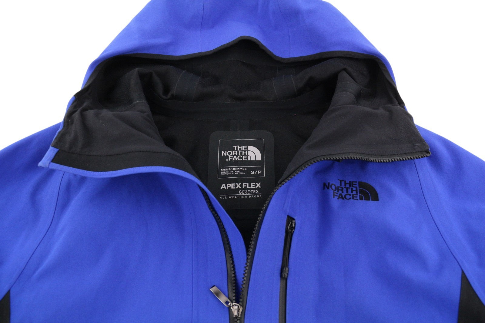 THE NORTH FACE Men Jacket S Black Zip Air-Vents Gore-Tex apex Flex Waterproof