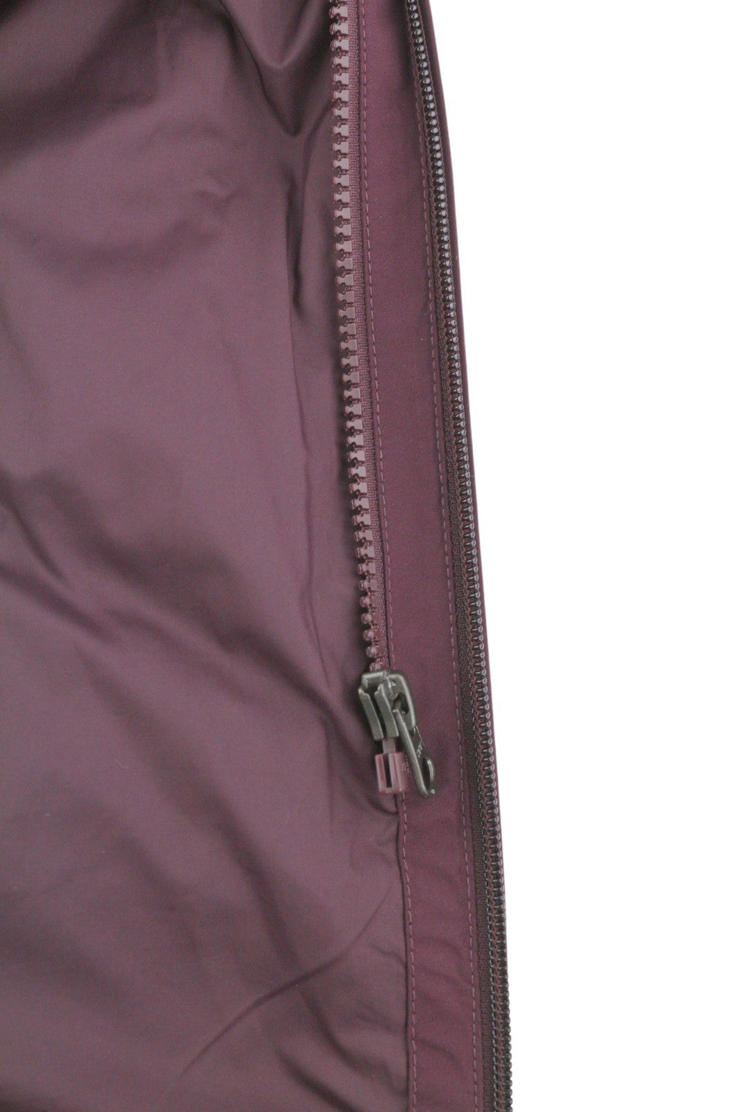 THE NORTH FACE Women Jacket S Burgundy Hooded Drawstring Waist Thin FutureLight