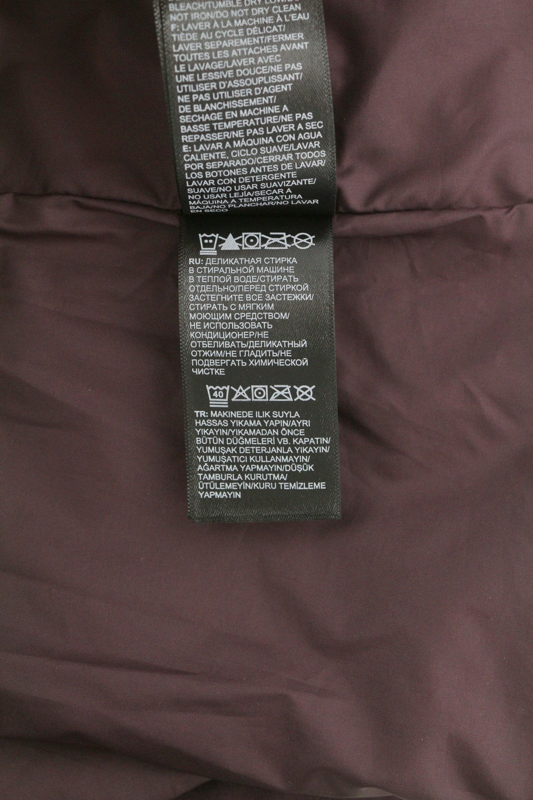 THE NORTH FACE Women Jacket S Burgundy Hooded Drawstring Waist Thin FutureLight