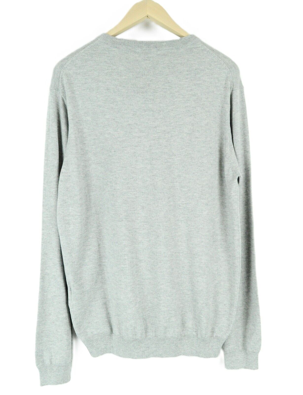 GANT Men's Grey Sweatshirt L Long Sleeve Wool Cotton Tennis Ball Crew Neck