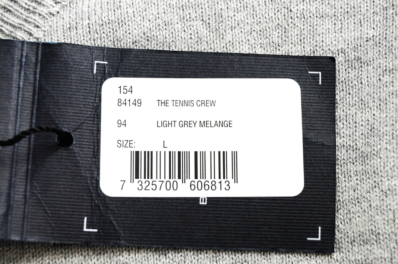 GANT Men's Grey Sweatshirt L Long Sleeve Wool Cotton Tennis Ball Crew Neck