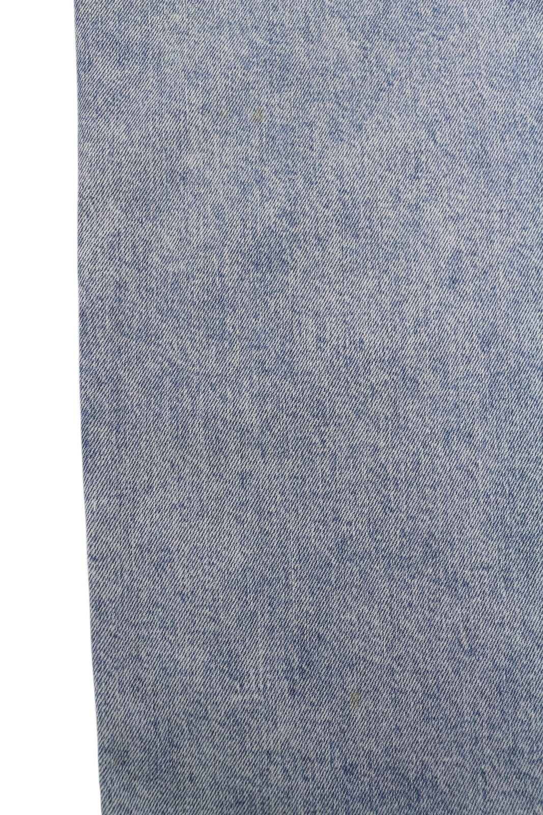 LEVI'S 514 Men Jeans W33/L30 Denim Blue Washed Straight Fit Zipper Pockets Logo