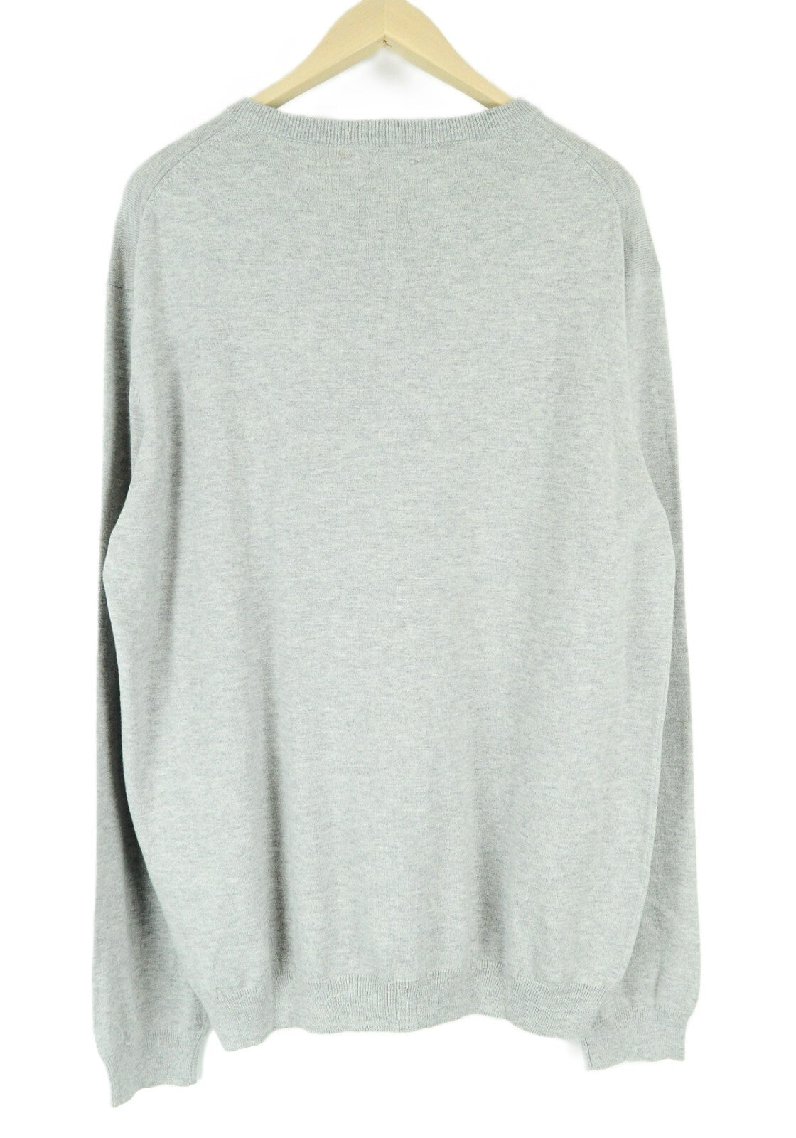 GANT Men's 2XL Sweatshirt Grey Wool Cotton Long Sleeve Tennis Ball Crew Neck