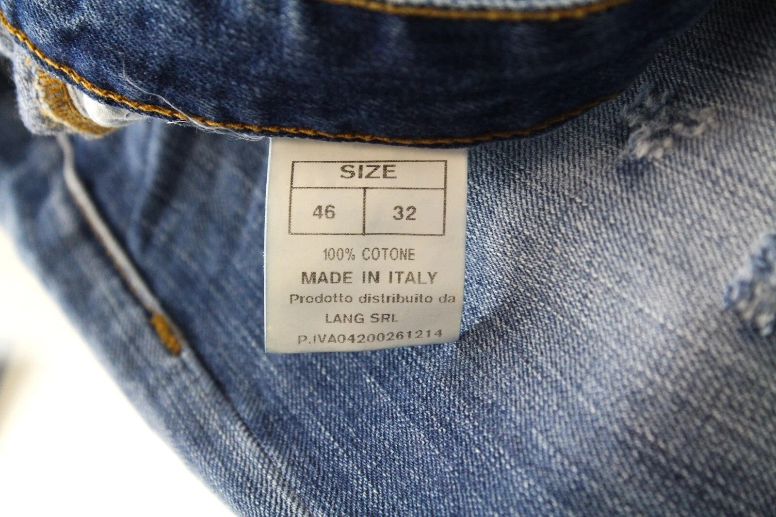 TAKESHY KUROSAWA vyriški džinsai W32 Slim Fit su sagomis ir sendinto skalbinio audinio 