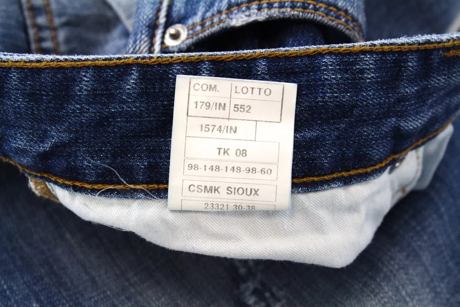 TAKESHY KUROSAWA vyriški džinsai W32 Slim Fit su sagomis ir sendinto skalbinio audinio 