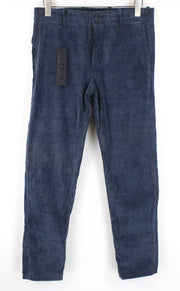 REPLAY Men's Trousers W30/L30 Corduroy Straight Fit Patched Pocket Button-Fly