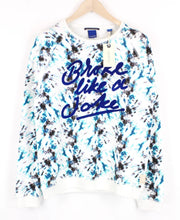 SCOTCH & SODA Men's M Sweatshirt Broke Like A Joke Tie-Dye Embroidered Logo