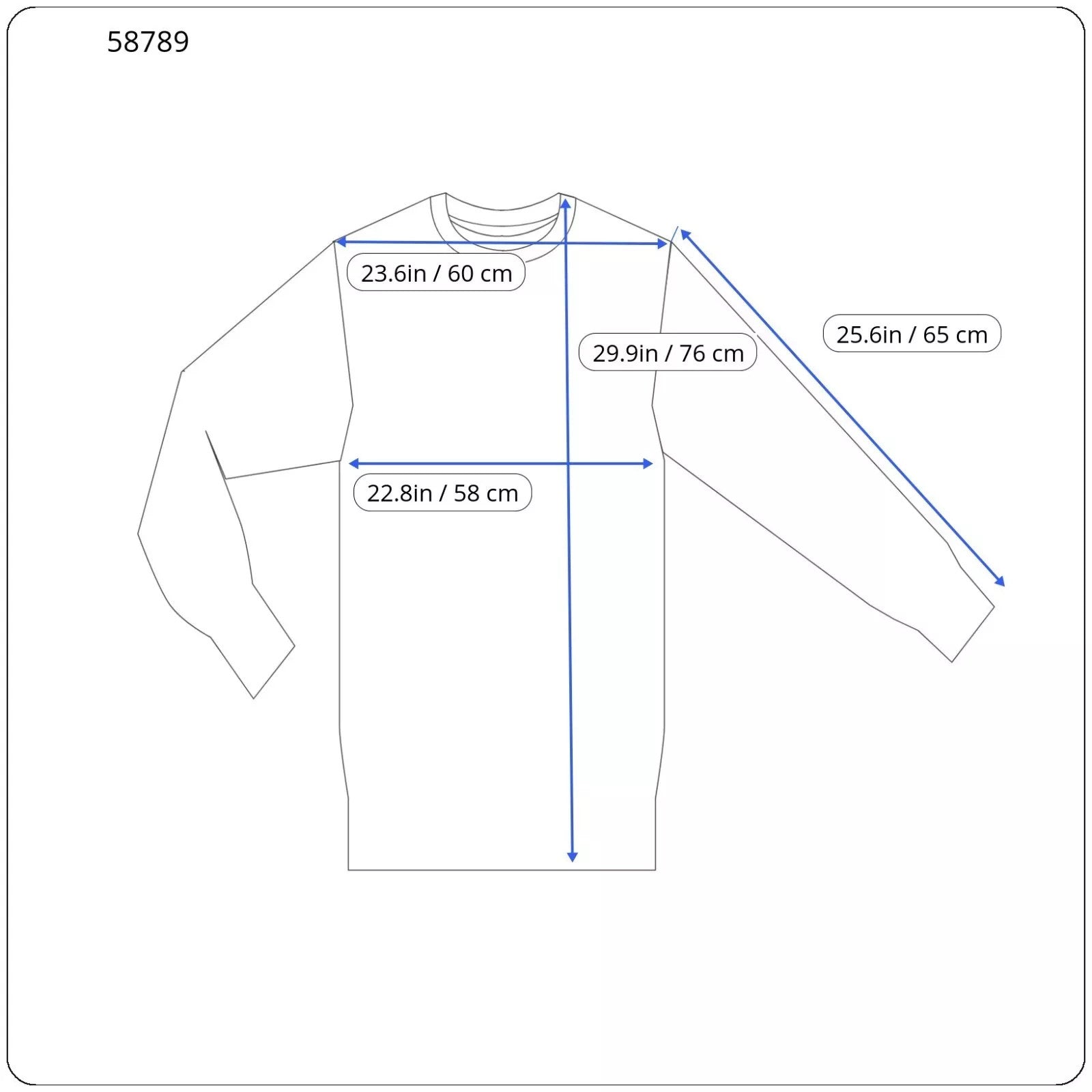 SCOTCH & SODA Men's ~2XL Sweatshirt For The Love Of Denim Embroidered Cotton