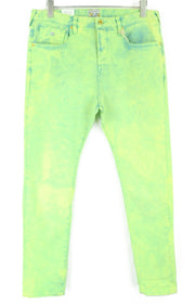 SCOTCH & SODA Steele Men's W32/L34 Super Slim Fit Green  Stretch Cotton Jeans