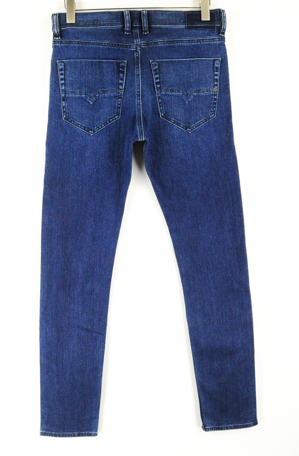 DIESEL Tepphar 084EH Men's Slim Carrot Jeans W30/L32 Blue Cotton Stretch Denim