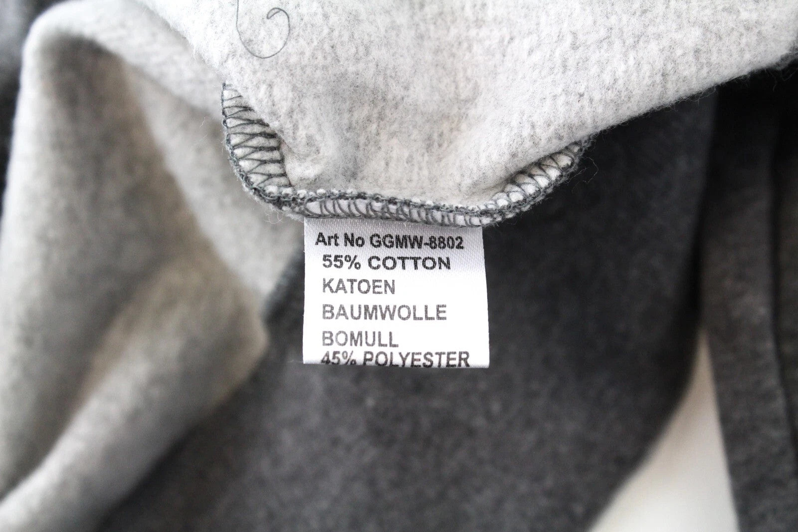 GOOD GENES Men's Sweatshirt M Embroidered Rooster Grey Logo Crew Neck Pullover