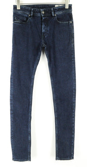 DIESEL Sleenker 084YD Men's Skinny Fit Jeans W28/L32 Dark Blue Cotton Stretch