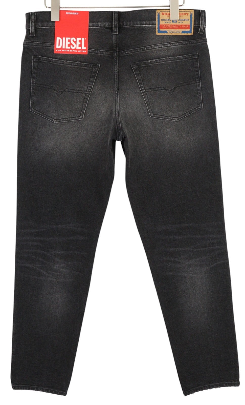 DIESEL 2003 D-Finitive 09G20 Men Jeans W34/L32 Regular Fit Tapered Black RRP€225