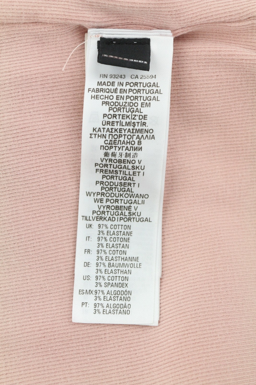 DIESEL T-Ribby-Open Women T-Shirt XL Pink Long Sleeve Buttoned Cropped RRP€150