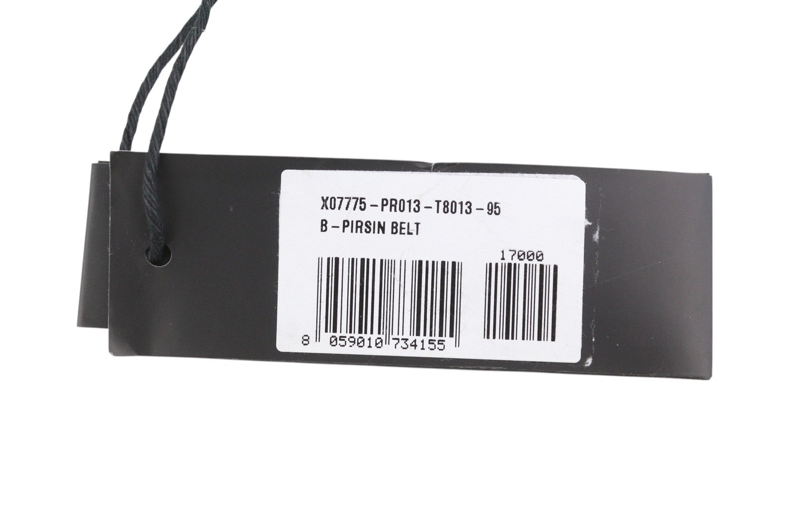 DIESEL B-Pirsin Men Belt 95 CM Black Leather Buckle Closure Leather Extra Touch