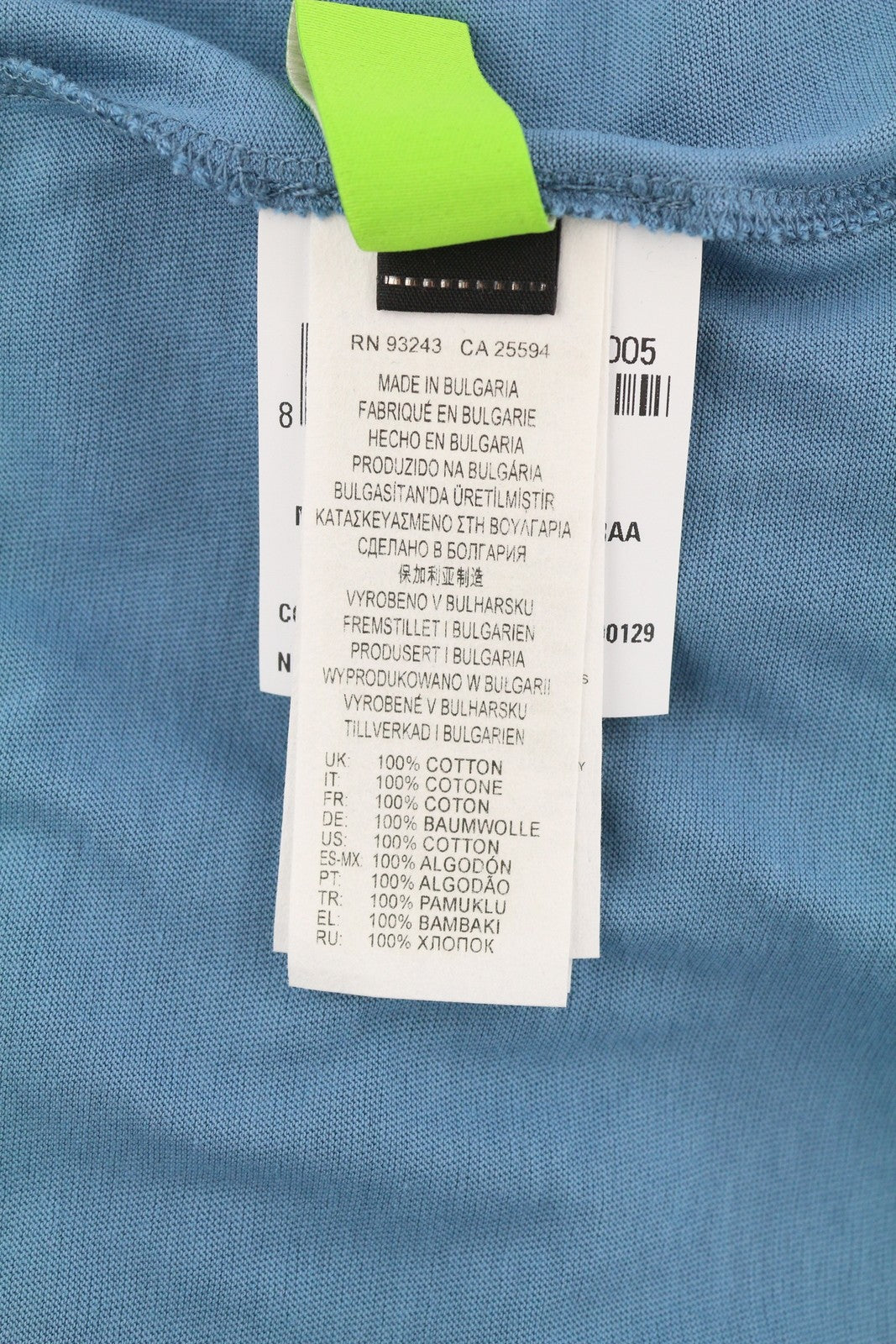 DIESEL T-Relong-C.C Women T-Shirt S Blue Oversized Crew Long Sleeve RRP€100