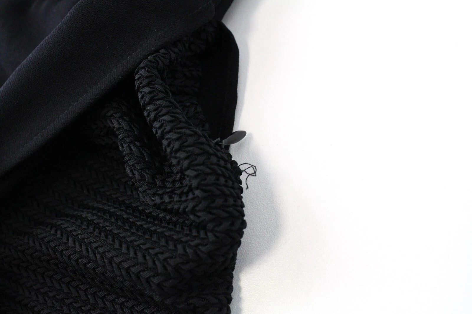 MAISON SCOTCH Women's Dress XS Casual Short Sleeved V-Neck Black Layered